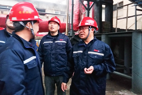 王大真到雙環公司現場調研(圖1) 王大真到雙環公司現場調研(圖1)