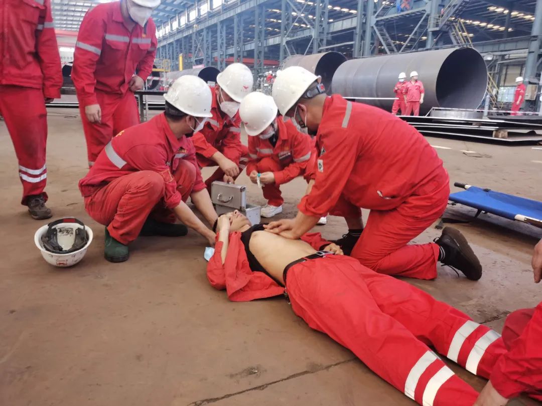 【安全生產月】設備制造分夷陵制造項目部開展觸電應急演練(圖2) 圖片