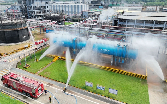 以練筑防！股份公司開(kāi)展年度綜合應(yīng)急救援演練(圖1)