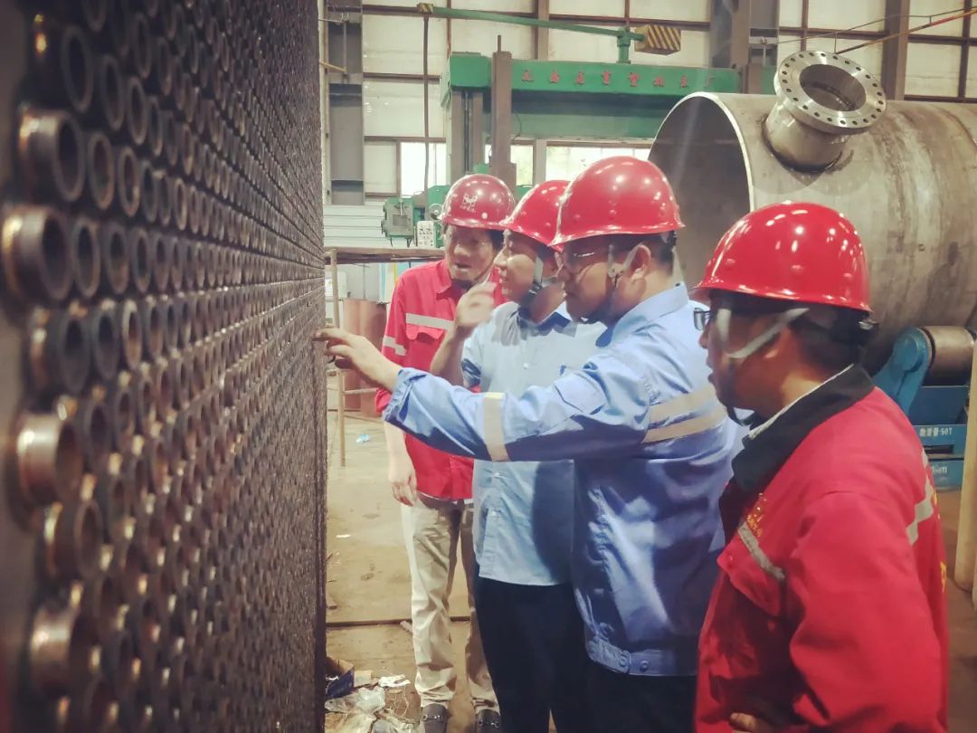 【現(xiàn)場辦公】集團(tuán)總經(jīng)理助理吳世華帶隊(duì)到化機(jī)辦公(圖2) 圖片